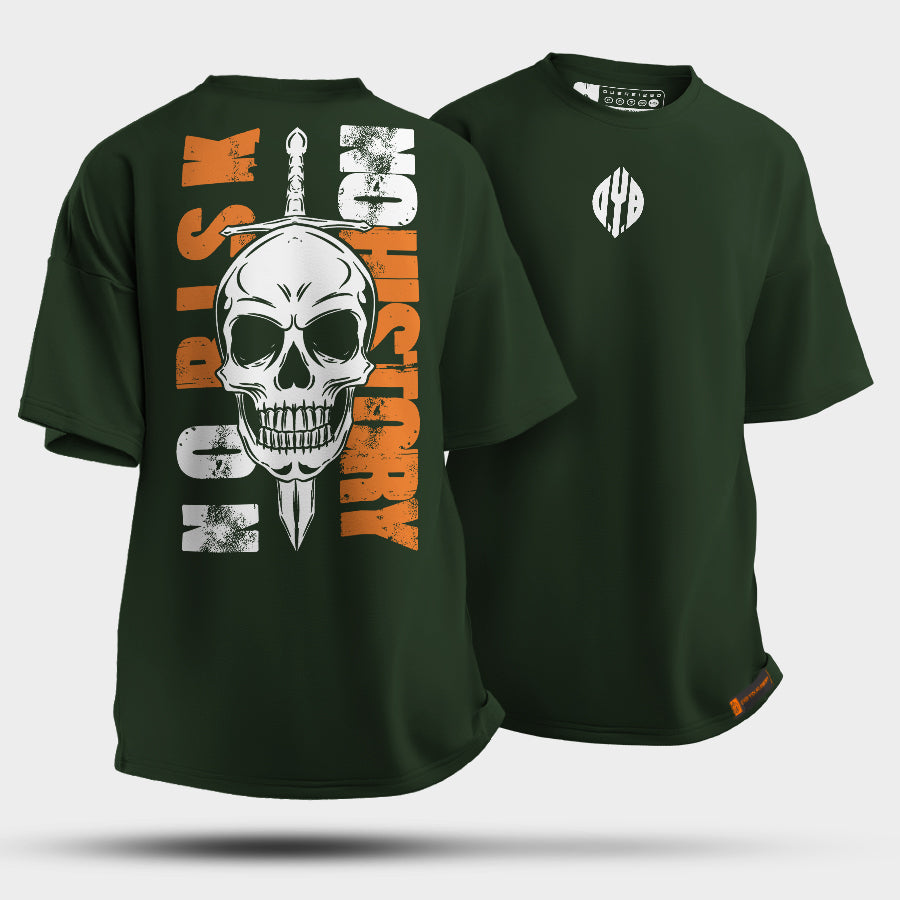 Camiseta - NO RISK NO HISTORY