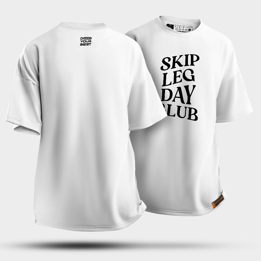 Camiseta - SKIP LEG DAY CLUB